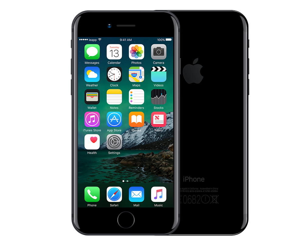 Refurbished Refurbished iPhone 7 Jet Black Als nieuw