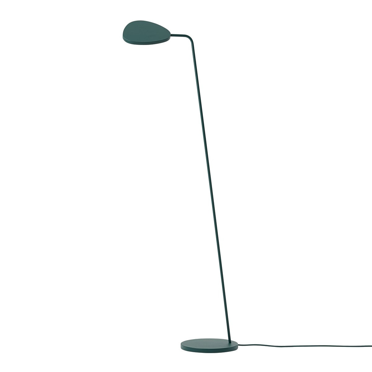 Muuto Leaf Vloerlamp Donkergroen