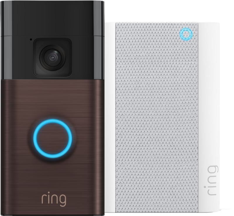 Ring Battery Video Doorbell Brons + Chime Pro