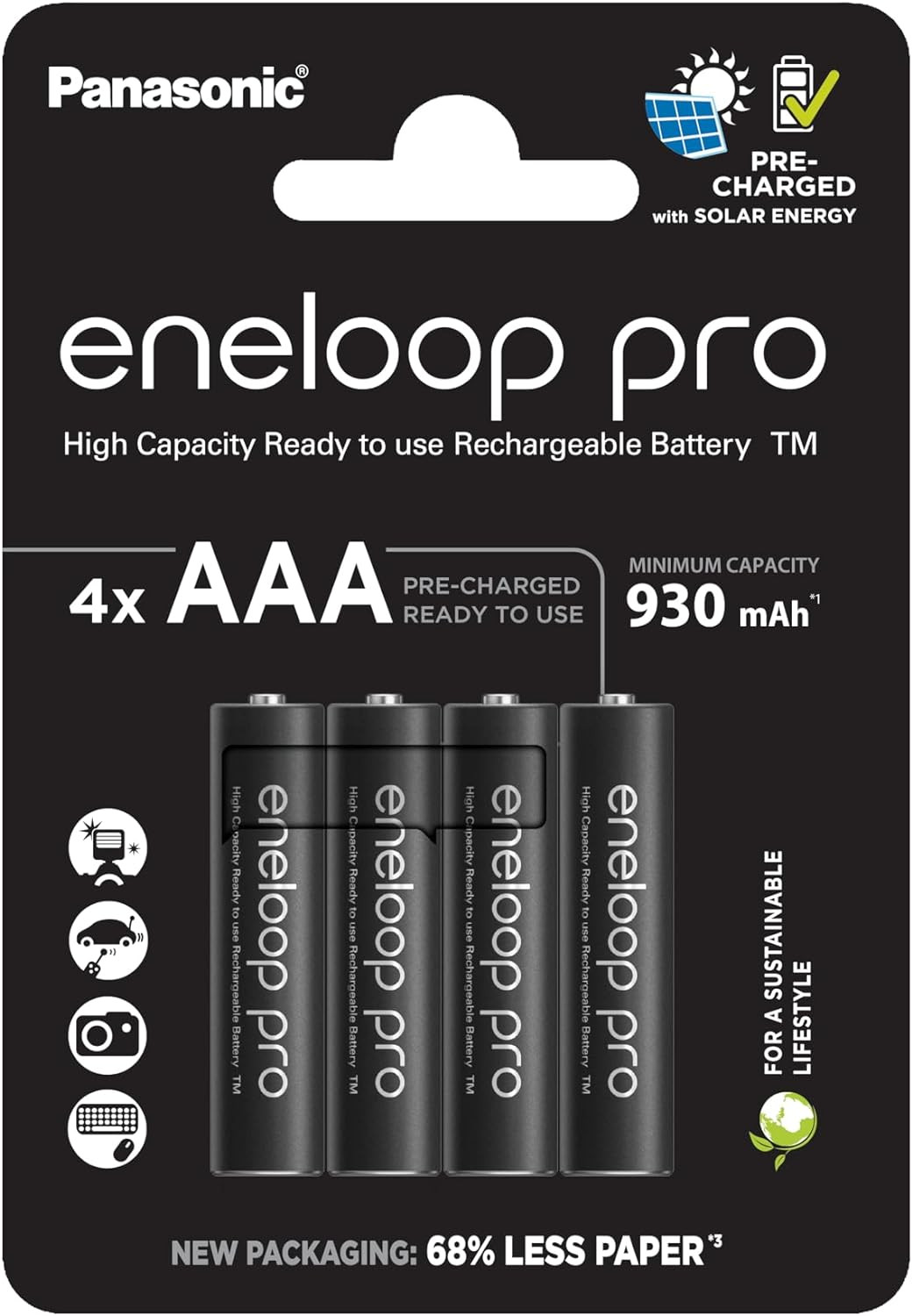 Panasonic Eneloop Pro AAA 950mAh 4x