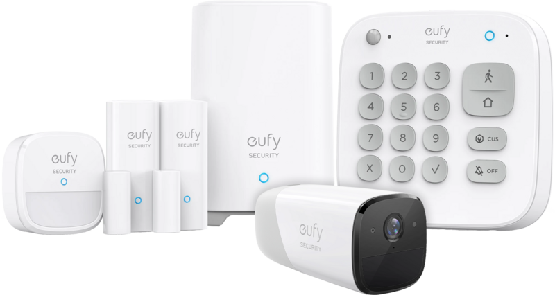 Eufy Home Alarm Kit 5-delig + Eufycam 2 Pro