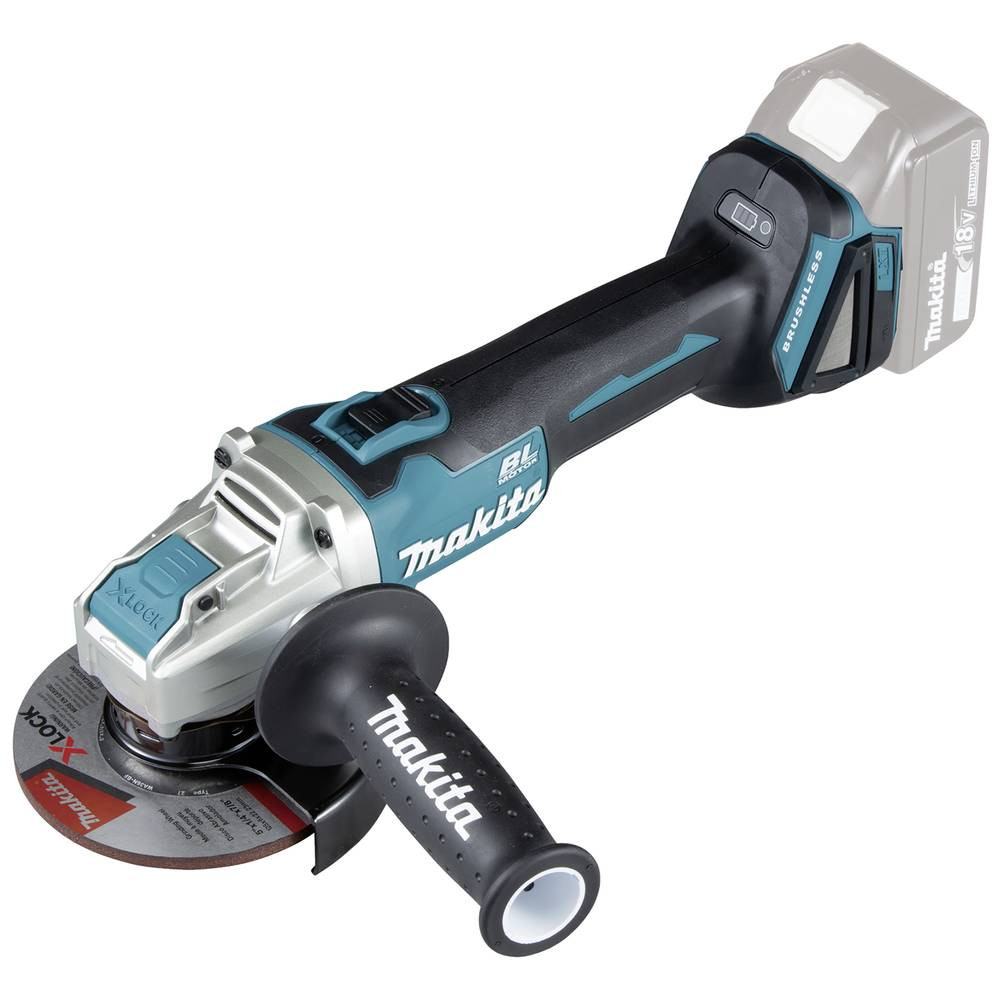 Makita DGA521ZX1 DGA521ZX1 Haakse accuslijper 125 mm Brushless 18 V