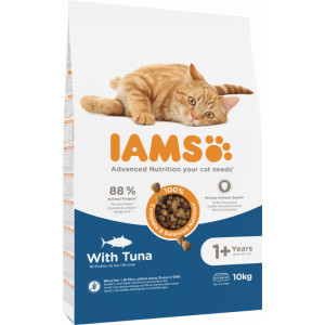 Iams Adult kattenvoer met tonijn 2 x 10 kg