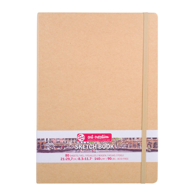 Schetsboek tac kraft 21x30cm 140gr 80vel