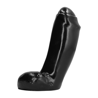 All Black Dildo - 7 / 18 cm