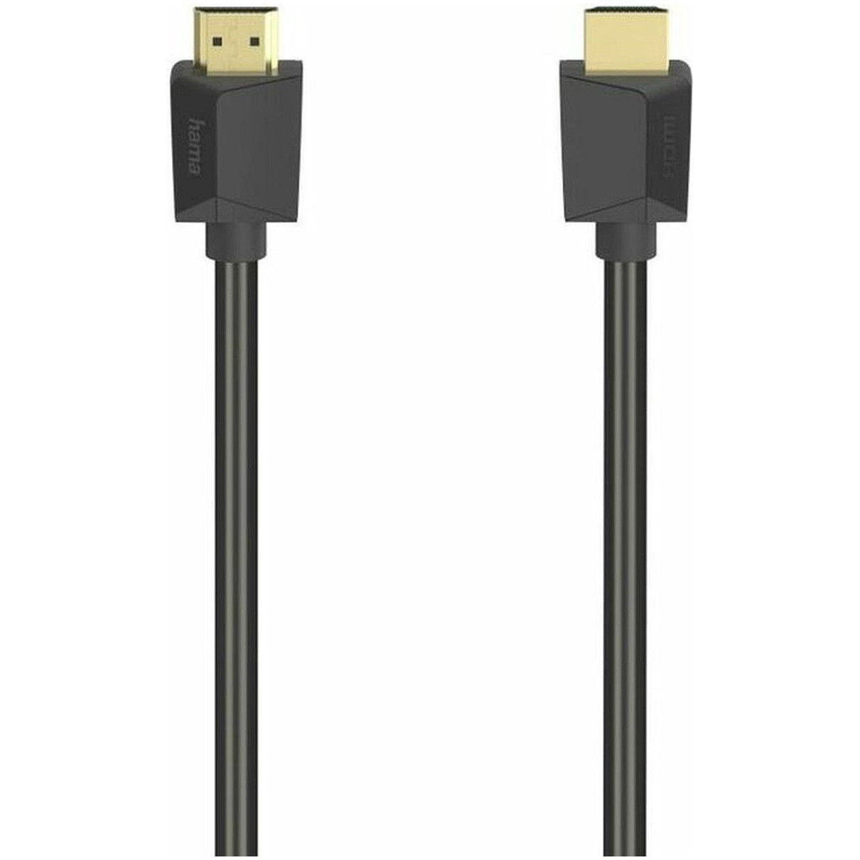 Hama HIGH-SPEED HDMI-KABEL, 4K, CONNECTOR - CONNECTOR, ETHERNET, 5,0 M HDMI kabel Zwart