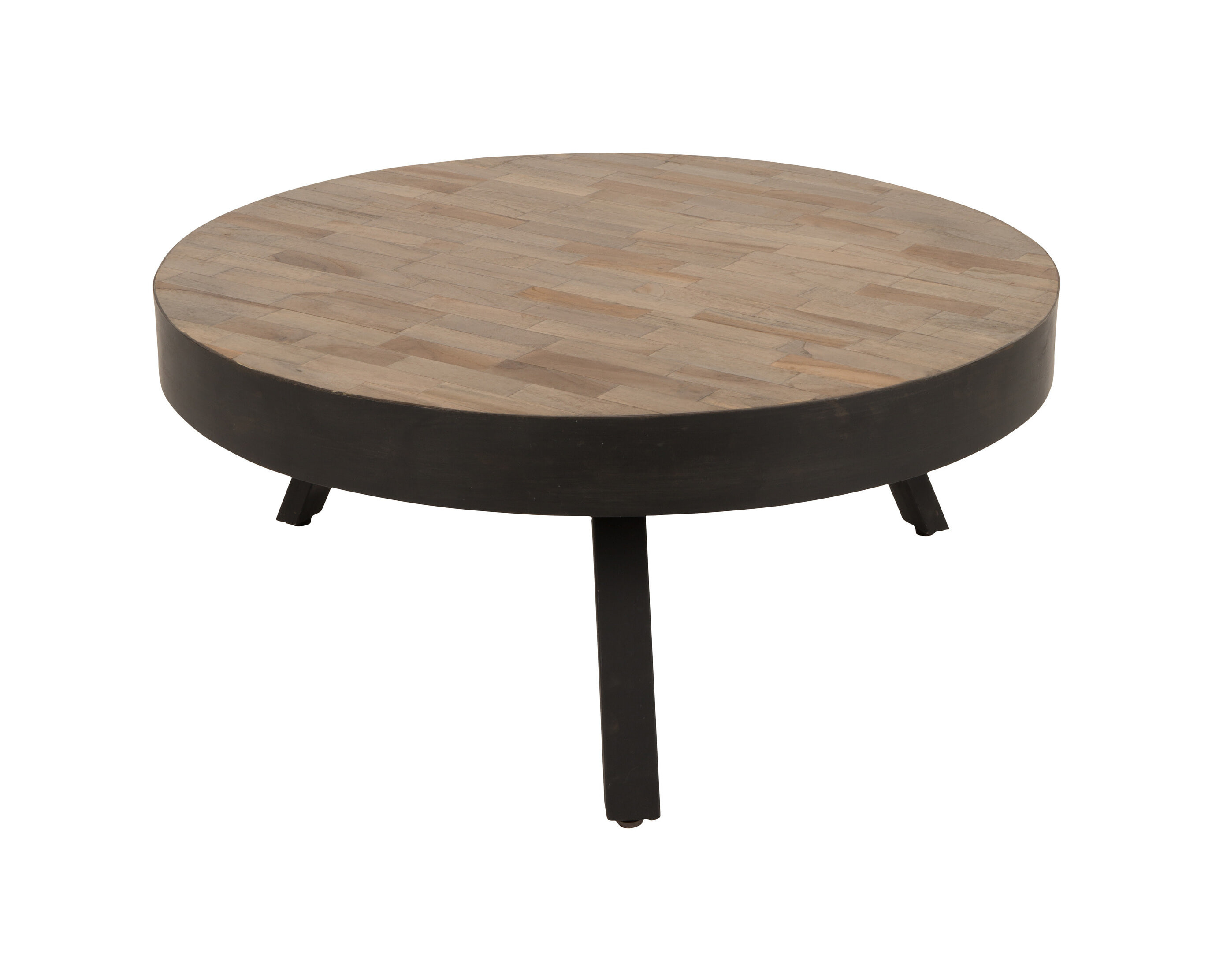 ZILT Salontafel Raudel 74cm - Zwart - Rond