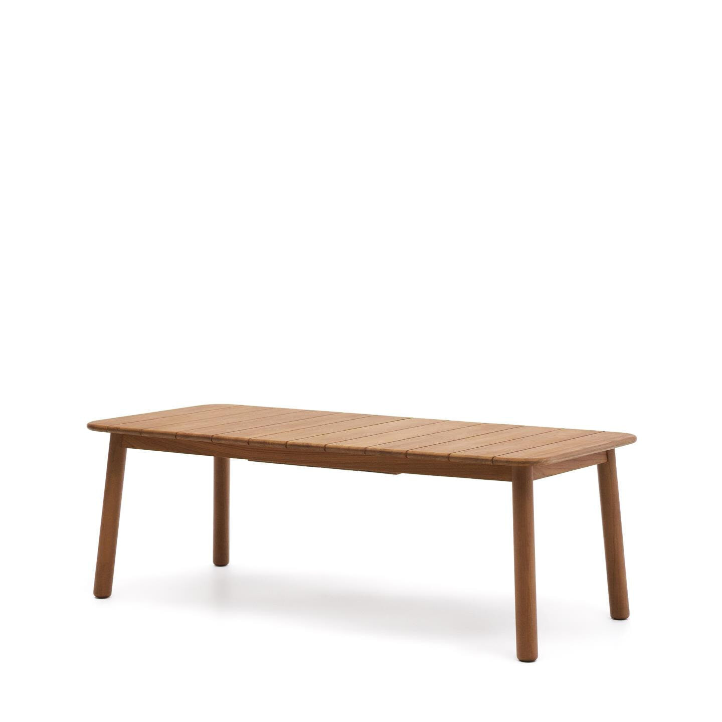 Kave Home Uitschuifbare Eettafel Turqueta Teakhout, 220-294 x 100cm