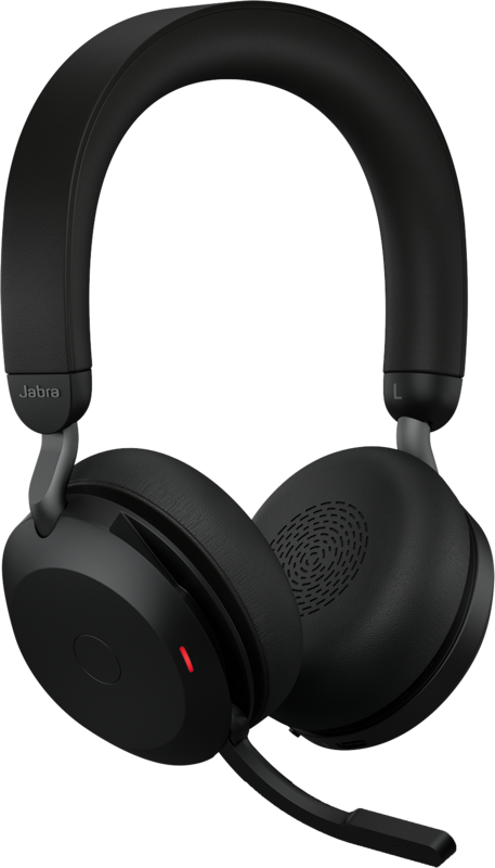 Jabra Evolve2 75 USB A Draadloze Office Headset Zwart