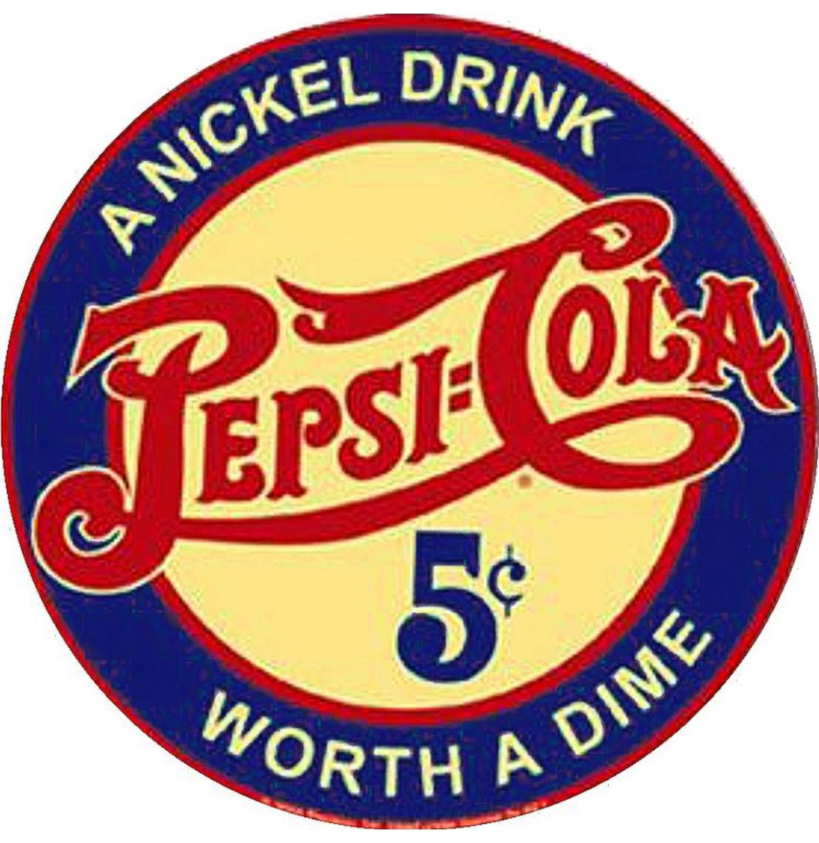 Pepsi-Cola Metalen Bord 60 cm