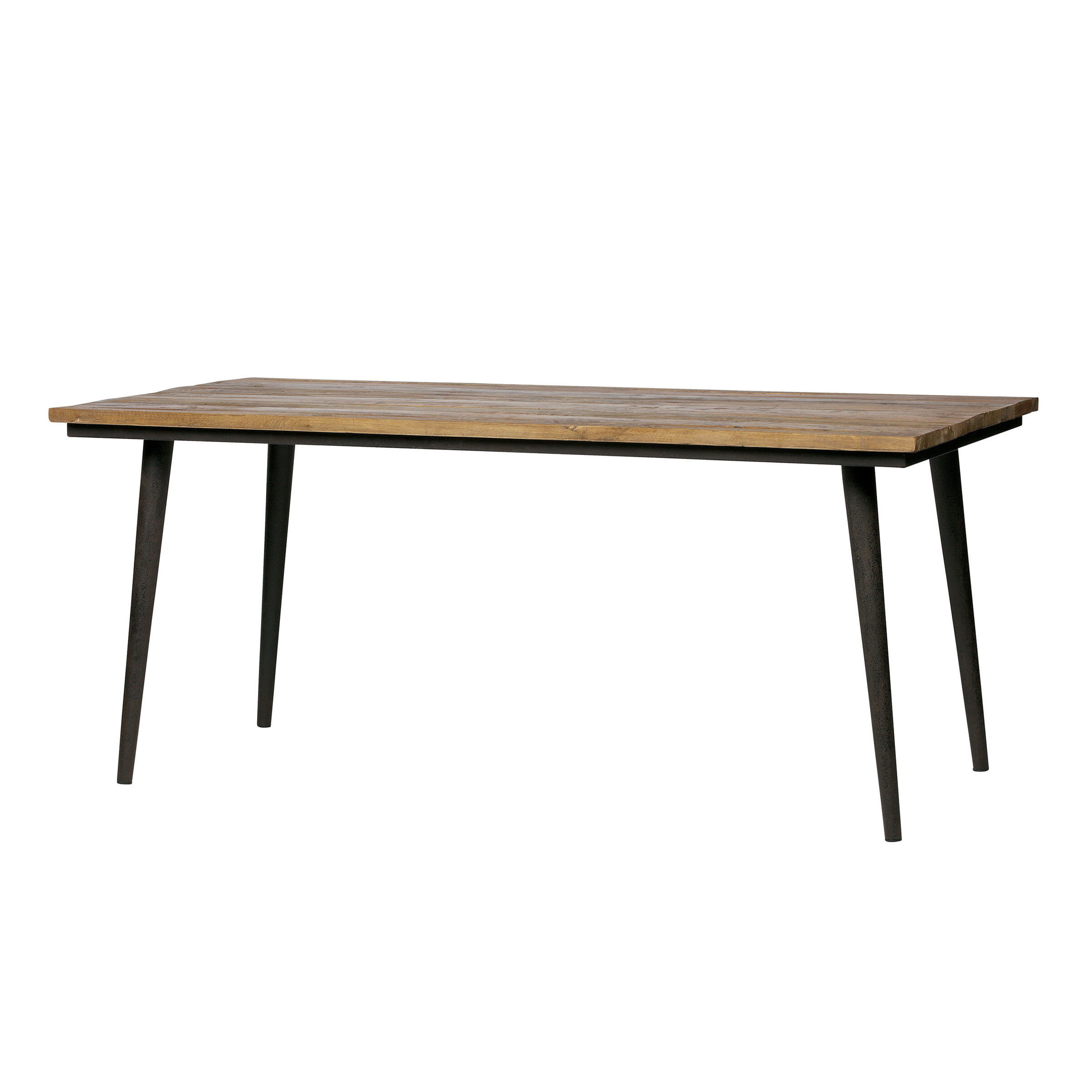 BePureHome Eettafel Guild Iepenhout - Zwart