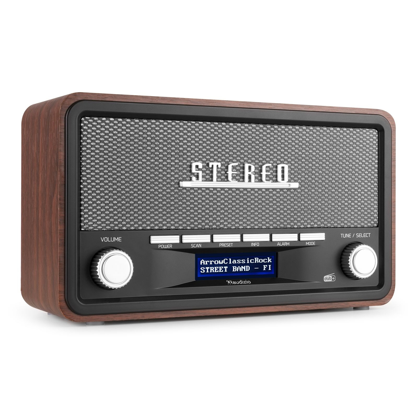 Retourdeal - Audizio Foggia retro DAB+ radio met Bluetooth - Stereo