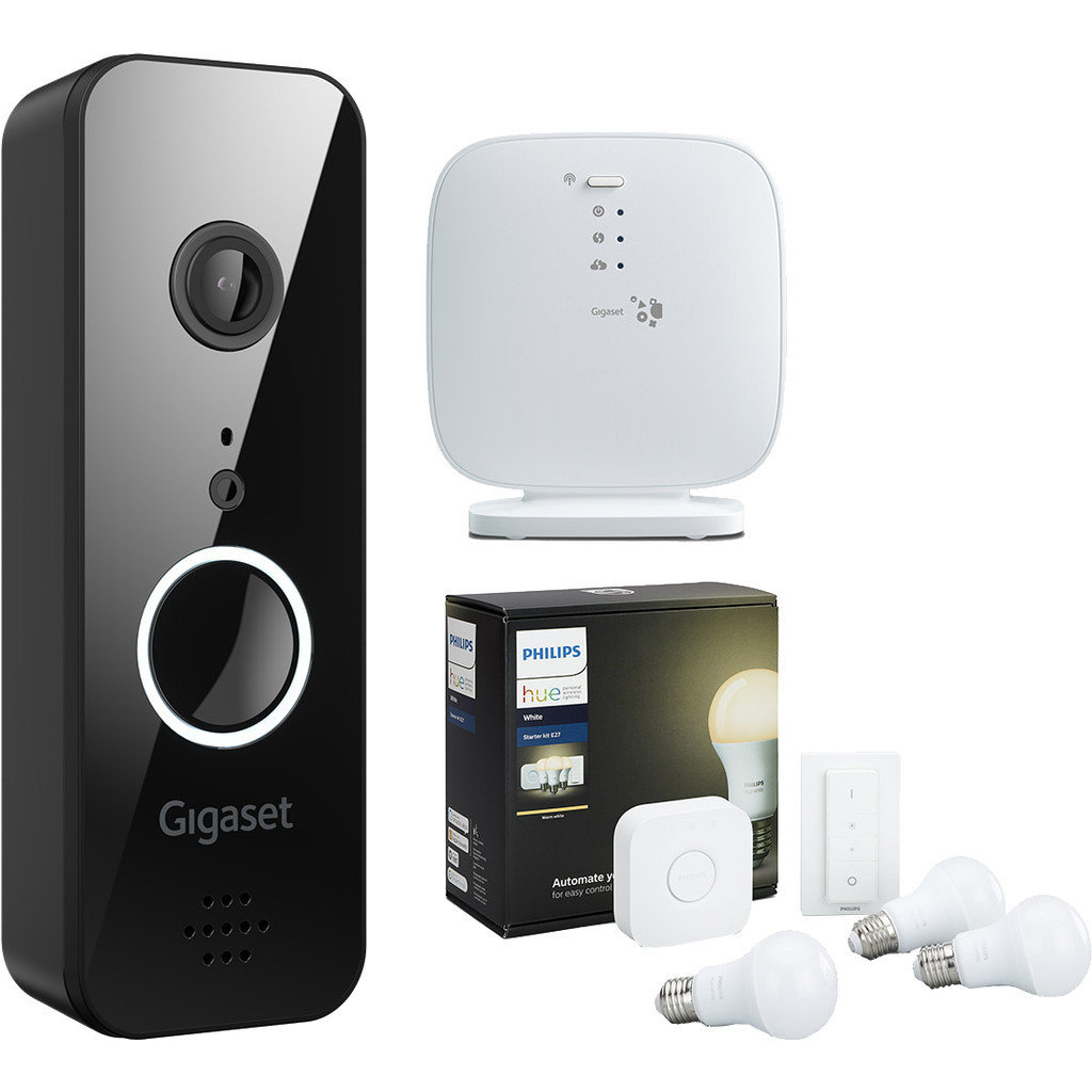 Gigaset video deurbel + Philips Hue startpakket