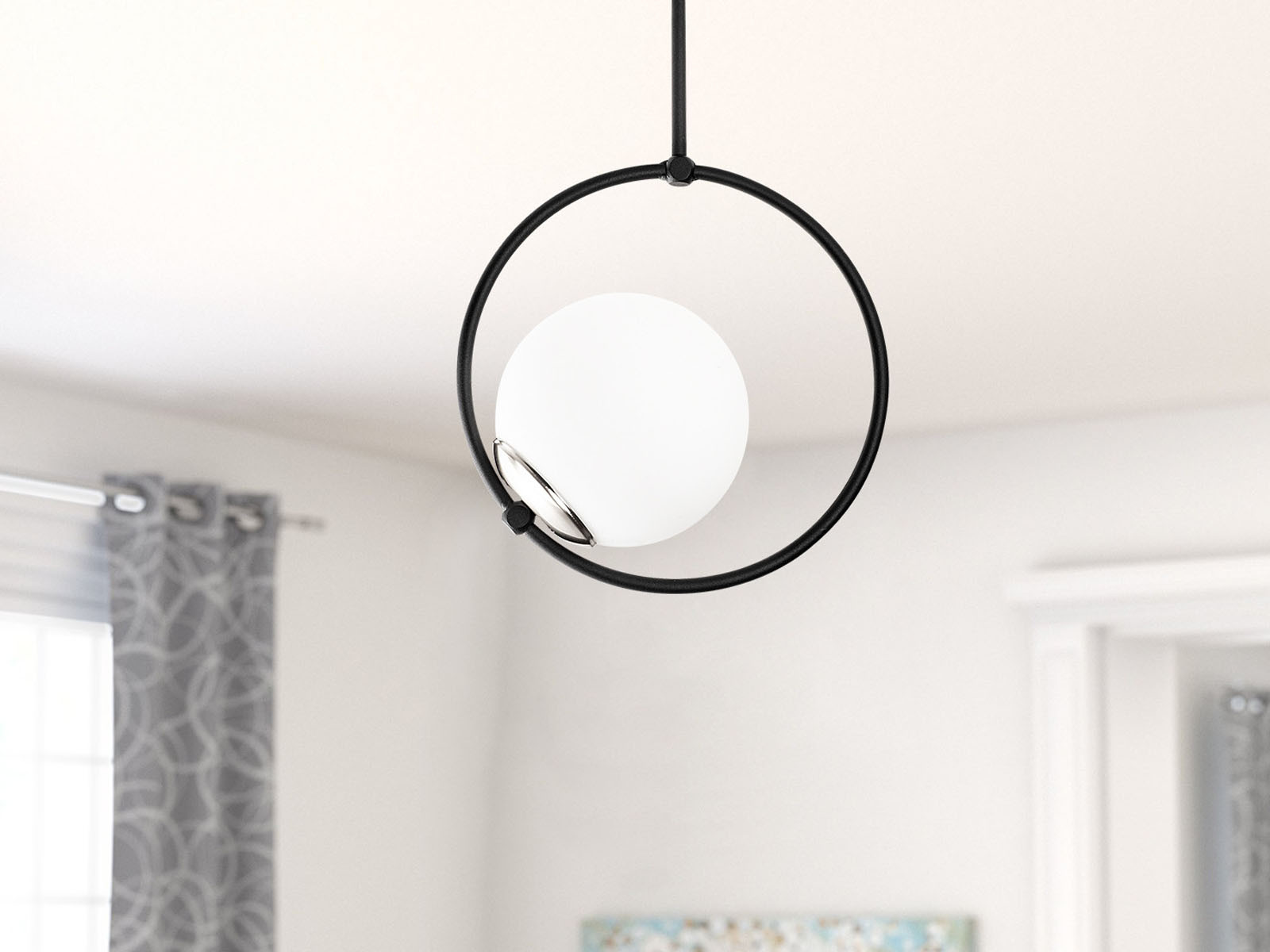 Hanglamp CUPTANA 1 lamp zwart