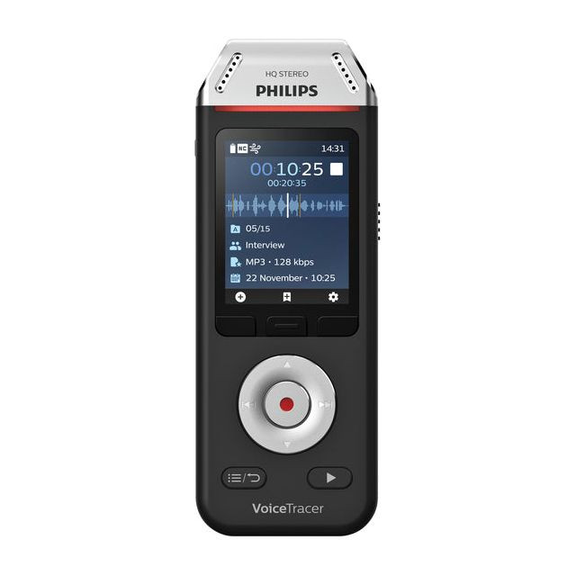 Digital voice recorder Philips DVT 2110 voor interviews