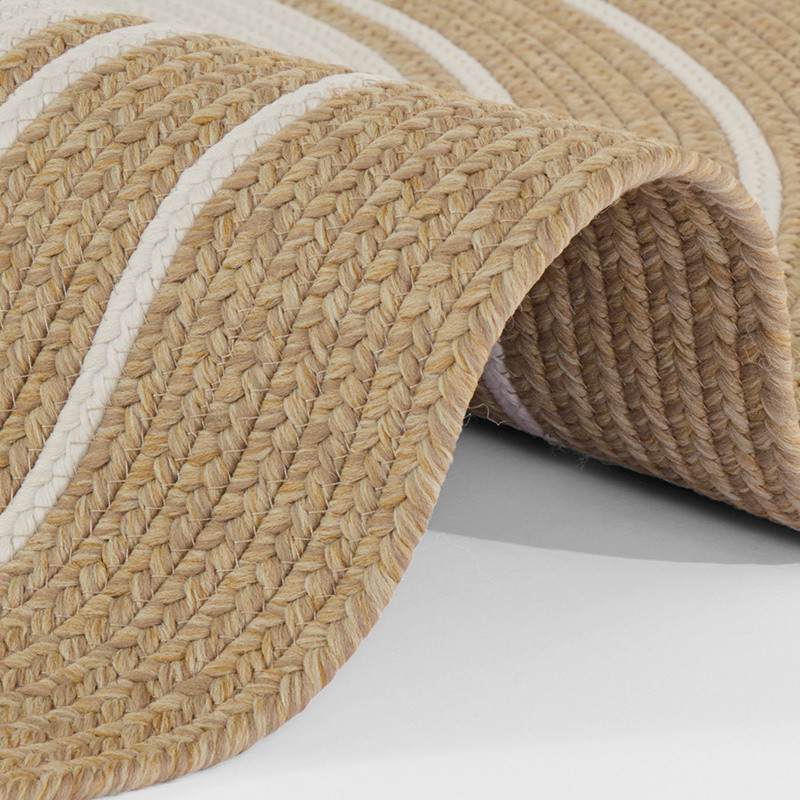 Jute Vloerkleed Braids Beige - NORTHRUGS - Rond - Dekbed-Discounter.nl