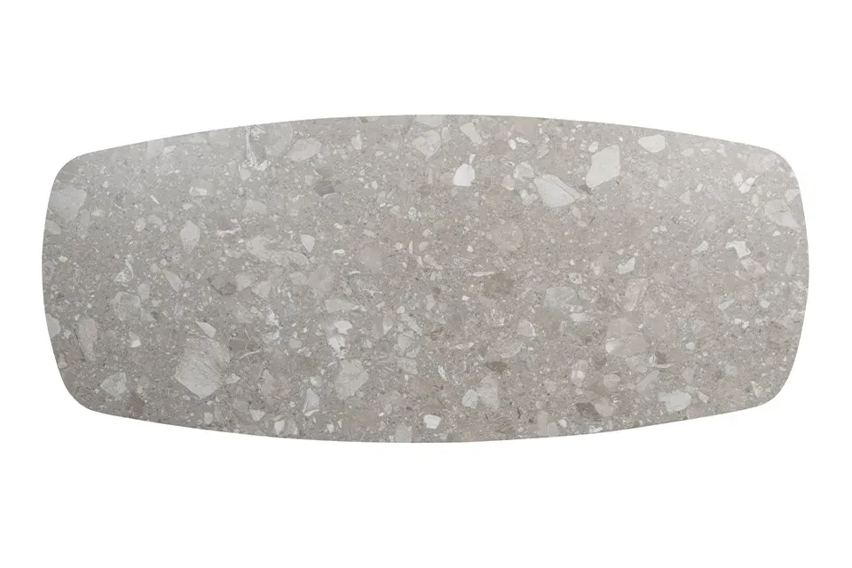 4 Seasons Outdoor | Tafelblad Montana Tuintafel 240 x 103 cm | Keramiek Terrazzo