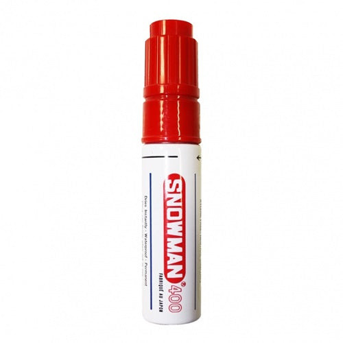 Stift Snowman 400 rood permanent marker - 50 stuks