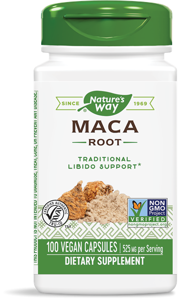 Maca Root 525 mg 100 Capsules - Nature&apos;s Way