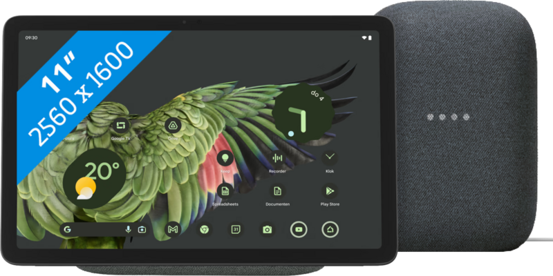 Google Pixel Tablet 256GB Wifi Grijs + Nest Audio Charcoal