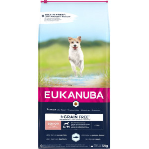 Eukanuba Senior Small & Medium met oceaanvis graanvrij hondenvoer 12 kg