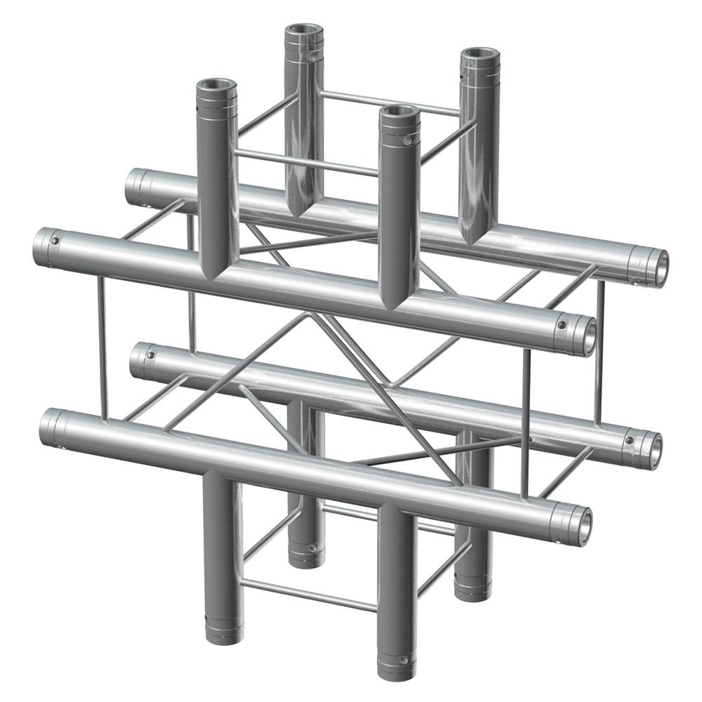 BeamZ Deco Truss P24-C41 vierkante truss 4-weg kruis