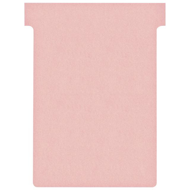 Nobo T-planbordkaarten index 3, ft 120 x 92 mm, roze