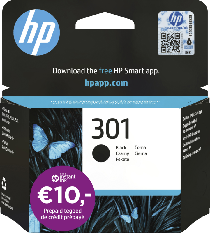 HP 301 Cartridge Zwart