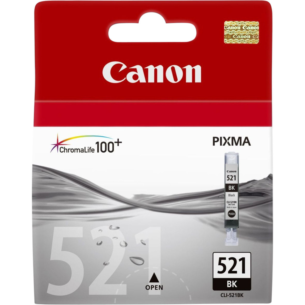 Canon CLI-521 Cartridge Zwart