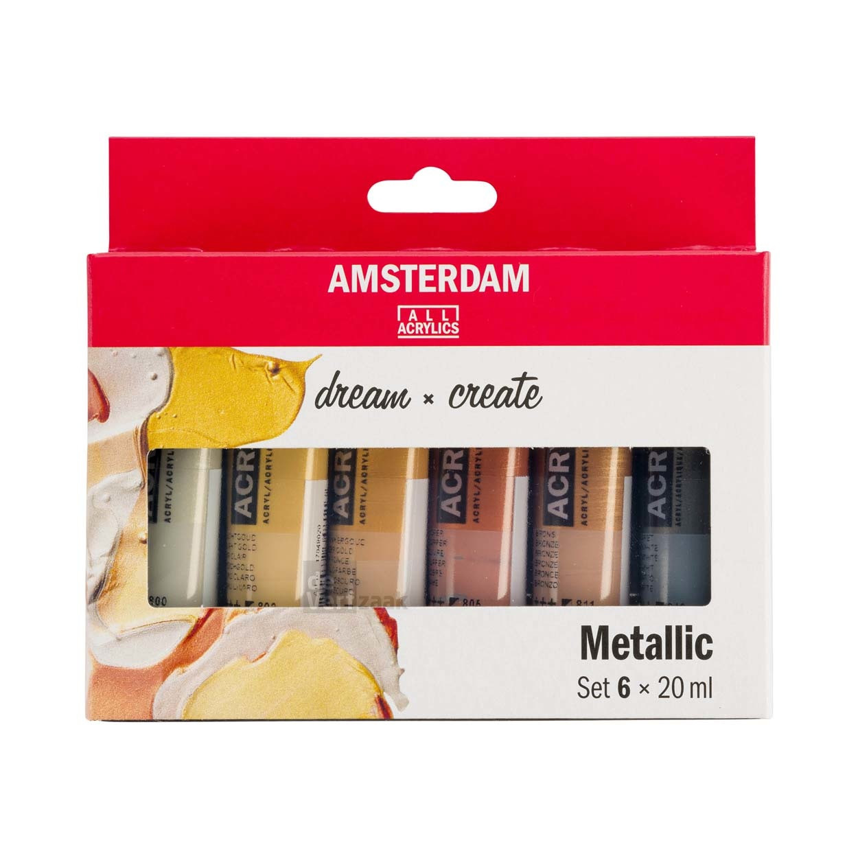 Amsterdam Set 6 x 20 ml - Metallic