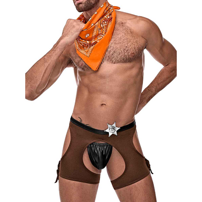 Male Power Stubborn Cowboy Costume - XL