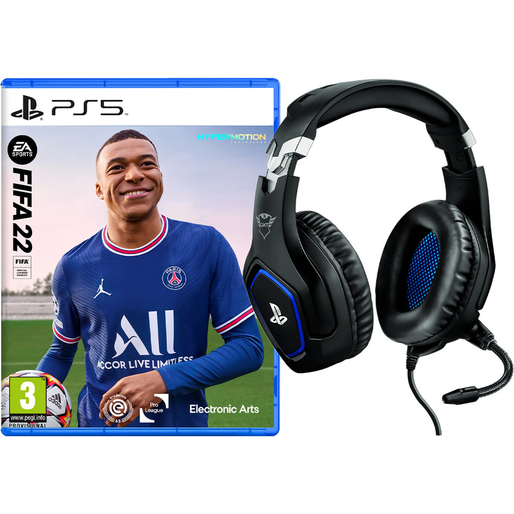 FIFA 22 PS5 + Trust GXT 488 FORZE Gaming Headset