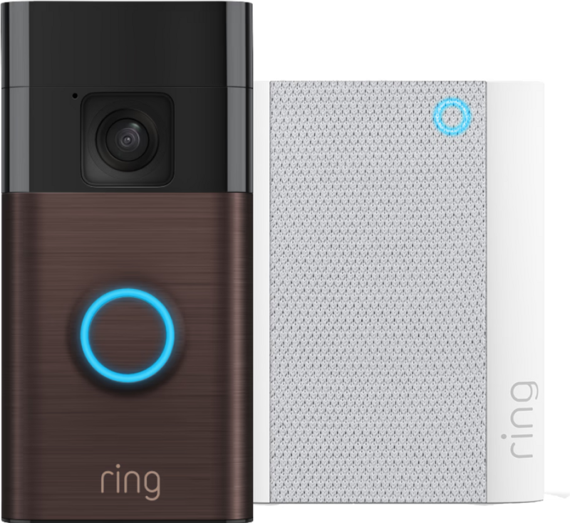 Ring Battery Video Doorbell Brons + Chime