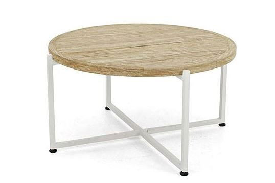 Bijzettafel Milou Dining dia. 74 cm teak - Applebee