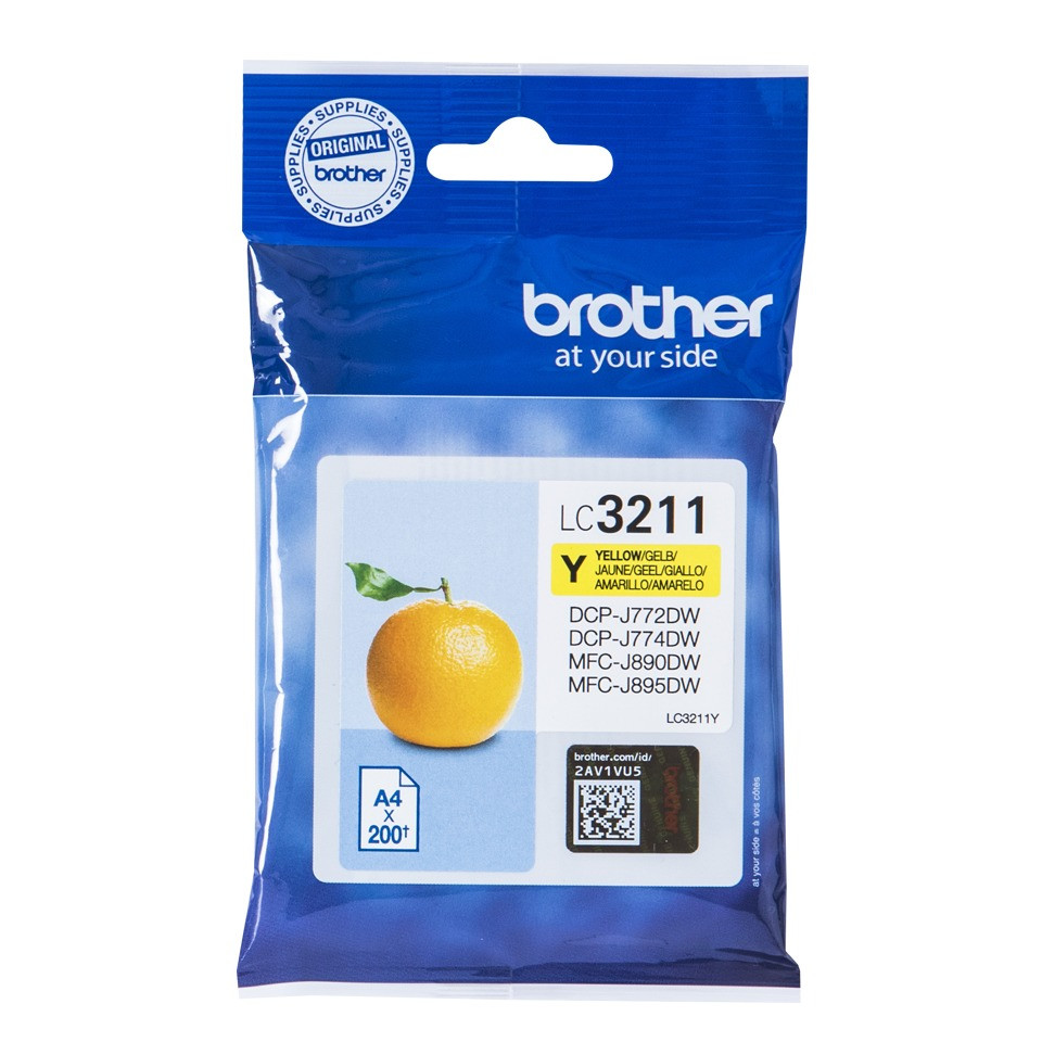 Brother LC-3211Y Inkt Geel