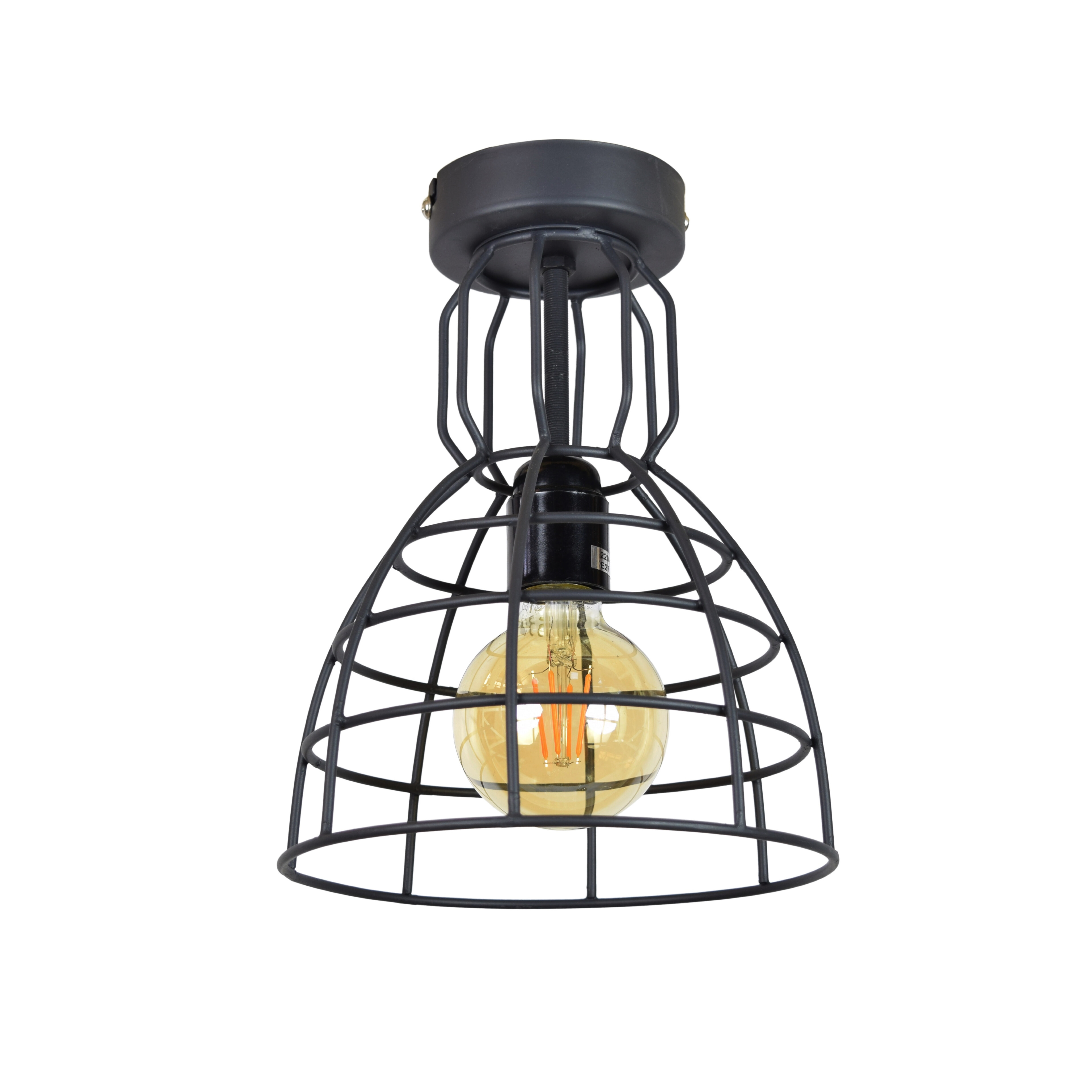 Urban Interiors plafondlamp Francis Ø20x28 Small - Vintage Black