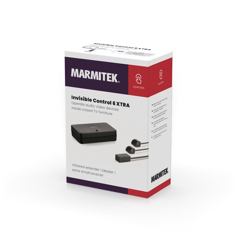 Marmitek INVISIBLE CONTROL 6 XTRA TV accessoire Zwart