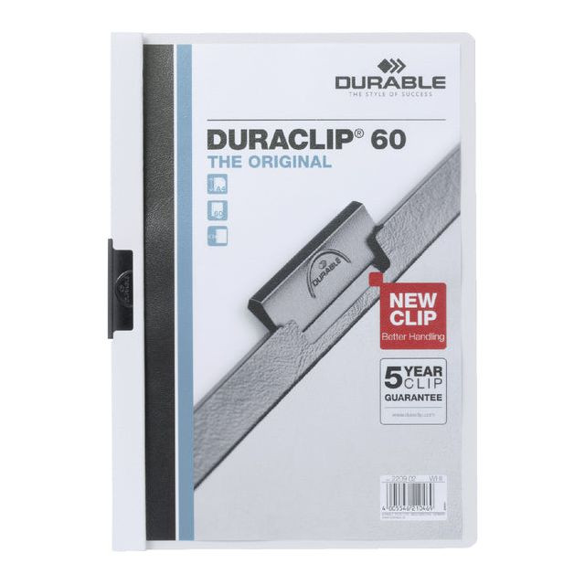 Durable Klemmap Duraclip Original 60 wit