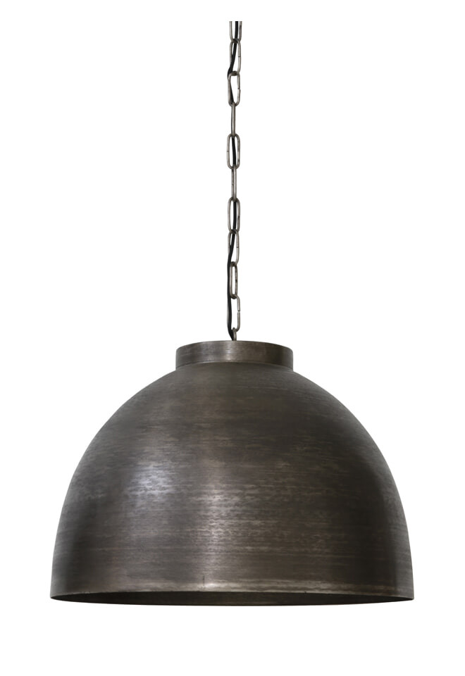 Light & Living Hanglamp 'Kylie' 60cm, donker ruw nikkel