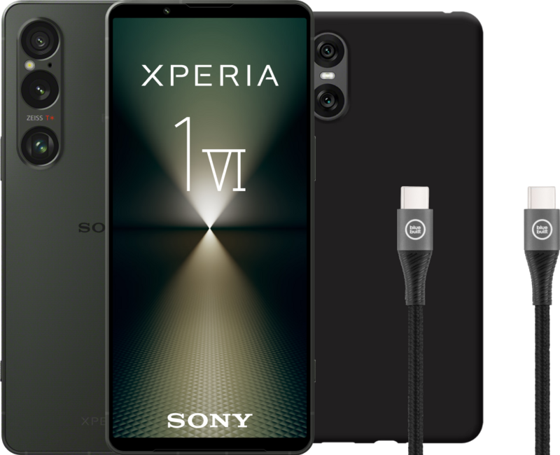 Sony Xperia 1 VI 256GB Groen 5G + Accessoirepakket