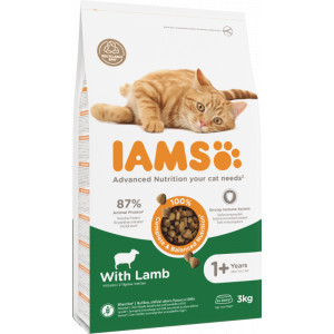 Iams Adult kattenvoer met lam 10 kg