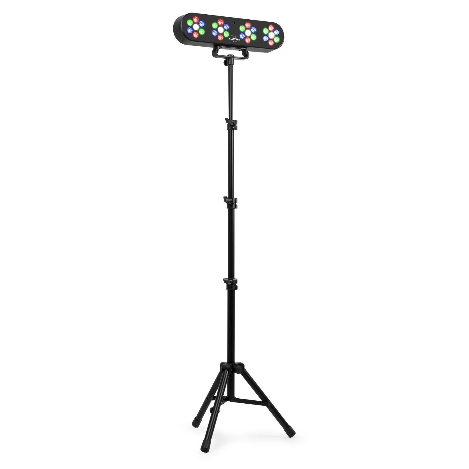 Fuzzix AllStar1 LED discolamp op statief - 4 RGB PAR spots in één -