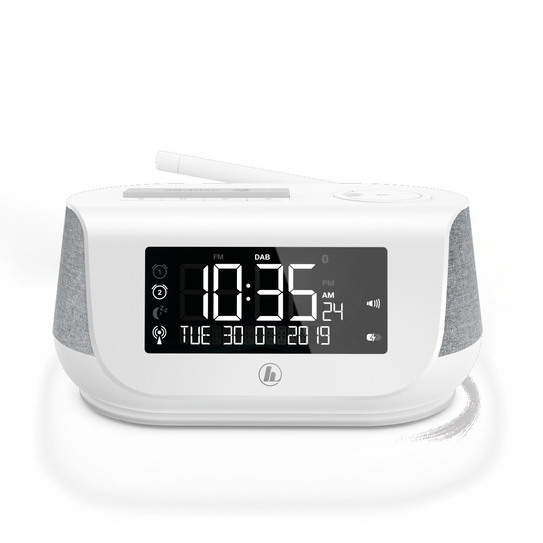 Hama DR36SBT Wekker radio Wit