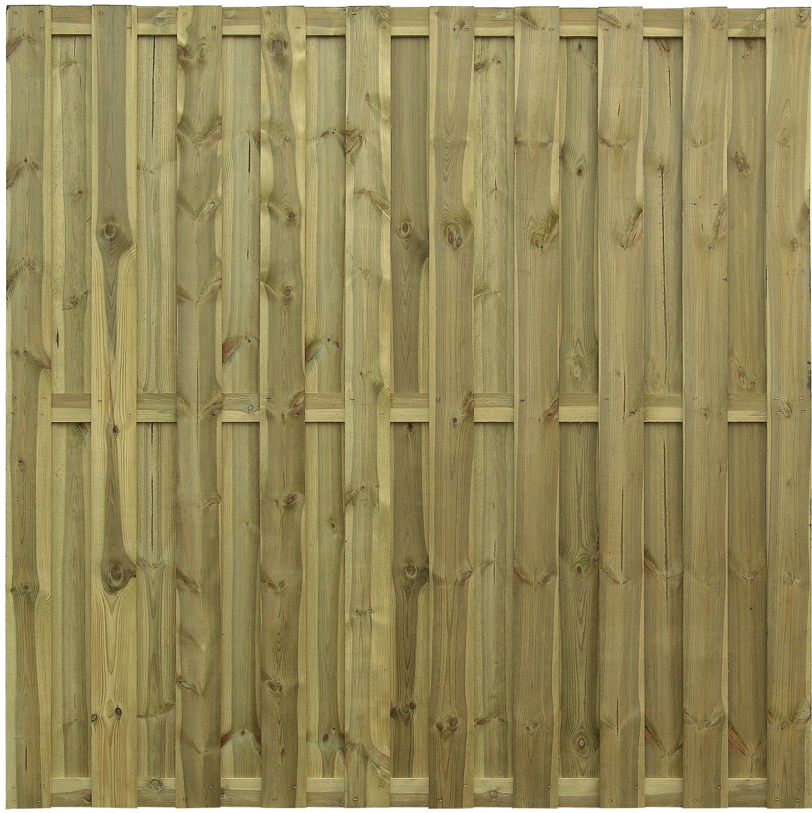 Schutting tuinscherm Multi 19 planks 180x180cm