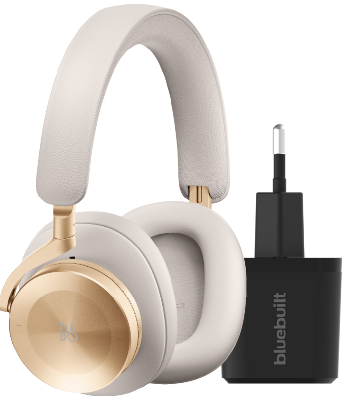 Bang & Olufsen Beoplay H95 Goud + BlueBuilt Quick Charge Oplader met Usb A Poort 18W Zwart