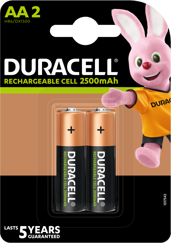 Duracell AA 2500mAh Stay Charged 2x