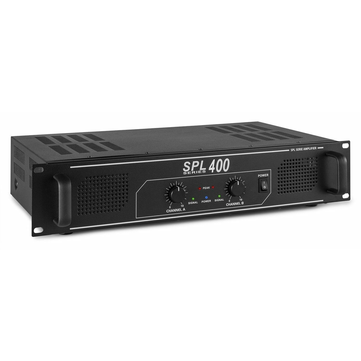 Retourdeal - SkyTec 2 x 200W DJ PA versterker SPL400