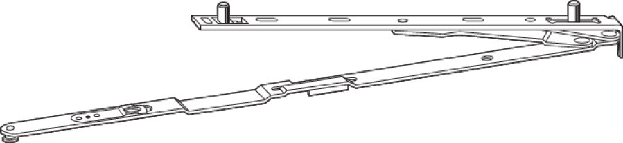 Roto schaararm 450nr01/18 Royal NT draairichting 1 257125/563069Ls