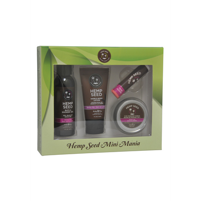 Earthly body Hemp Seed Mini Mania Travel Set