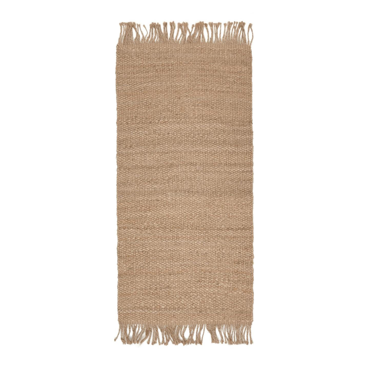 Kave Home Vloerkleed Yazmila Jute, 70 x 140cm